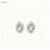 S925 Silver Inlaid Gem Earrings - Stylish, Natural, Versatile