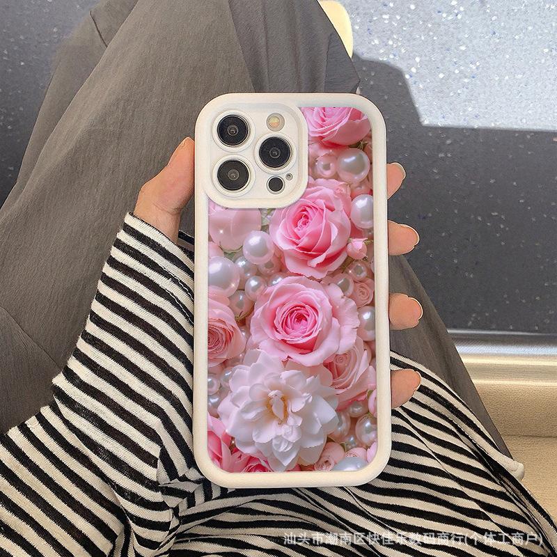 Applicable to iPhone13/14 Apple 15ProMax niche flowers and plants 11/12 anti-drop 16plus all-inclusive mobile phone case