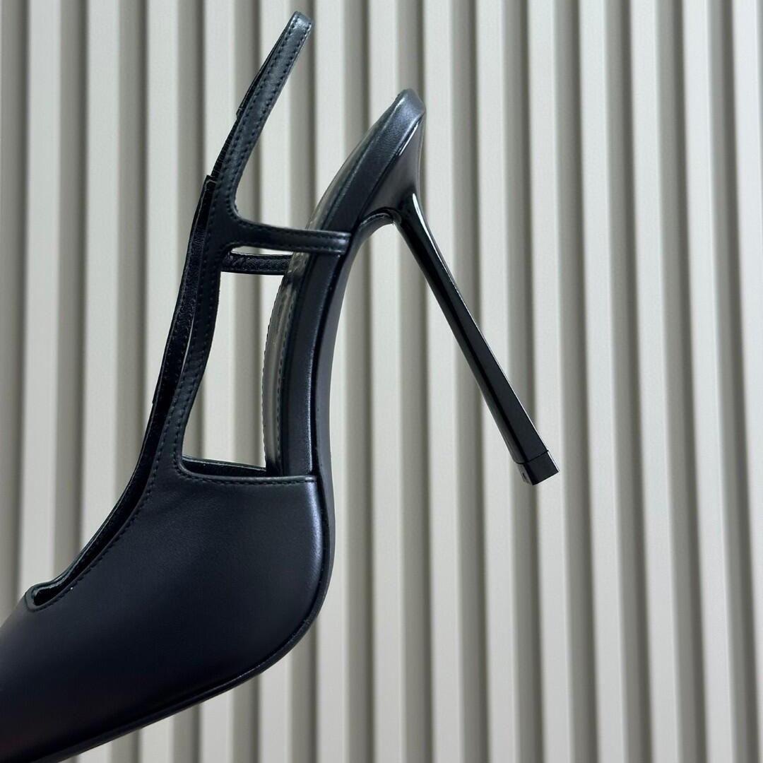 Women s Sandals 2026 Spring Stiletto High Heels Ladies  Square Head Lacquer Leather Sandals 34