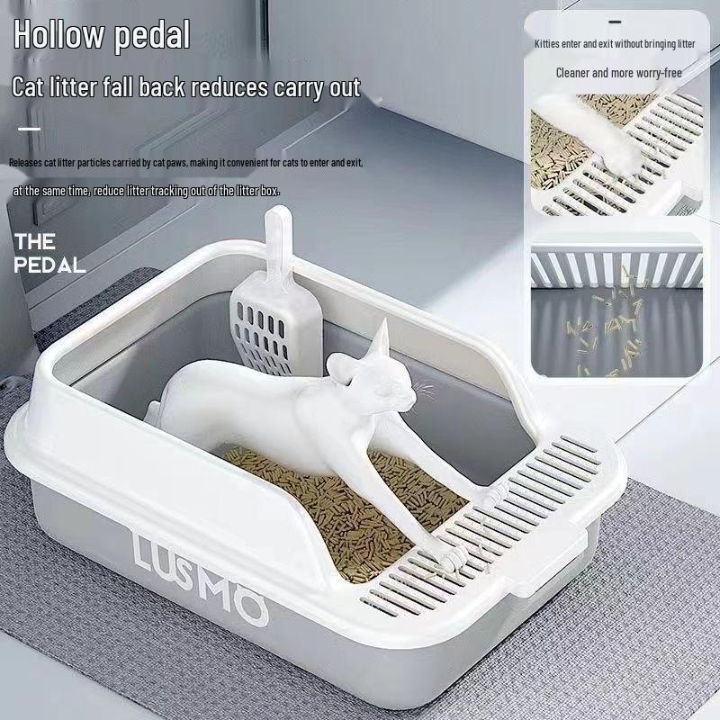 

Clearance Large Odor-Proof Cat Litter Box and Deodorizing Cat Bed, Fully Enclosed and Splash-Resistant Default