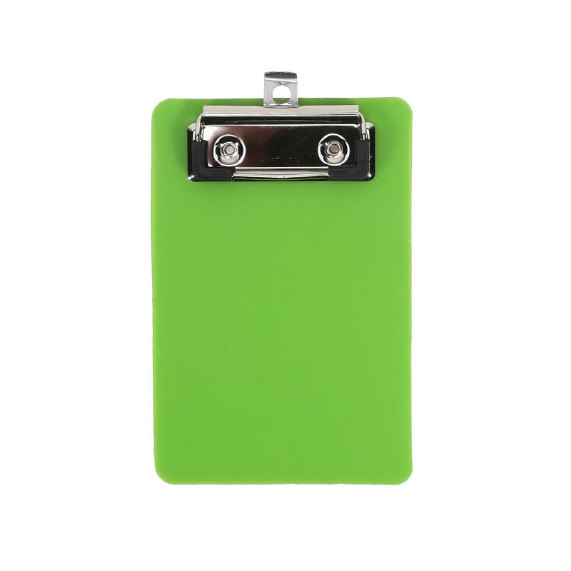 A7 Frosted Color Transparent Mini Clipboard with Clip for Sticky Notes Portable Writing Board Document Holder Small Bill Organizer