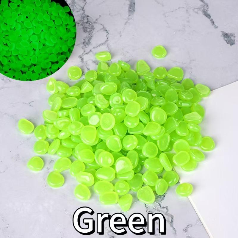 100-300pcs Luminous Stone Fluorescent Gravel Pebbles Aquarium Fish Tank Garden Decoration In The Dark Glowing Stones