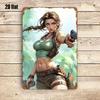 Vintage Jungle Warrior Aluminum Wall Art 8x12 Inch Waterproof Durable Poster Bedroom Home Theater Decor Easy To Hang