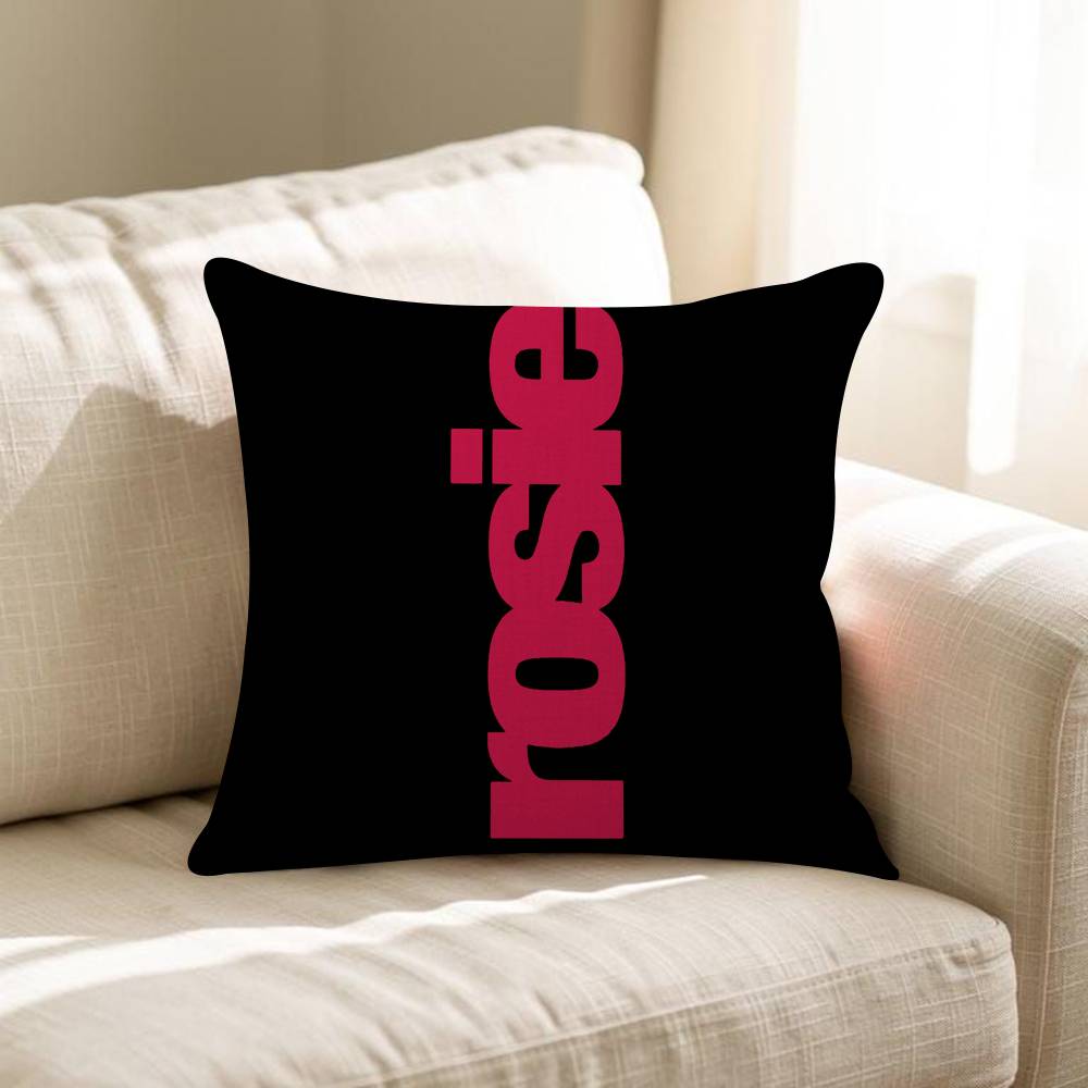 Ins Korean Sweet Pink Letters Pillowcases Home Bedding Decorative Pillow Cover Wedding Super Soft Pillow Case