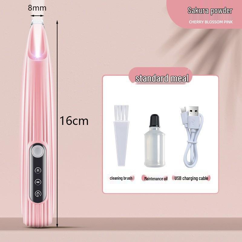 

Silent Rechargeable Pet Grooming Clippers for Dog Legs and Paws - New Model Chinese Packaging
