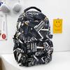 Fashion backpack New large-capacity backpack Middle school schoolbag Trend backpack student schoolbag