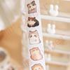 500 cartoon cute cat stickers cat pattern stickers hand account book sealing stickers sticky notes