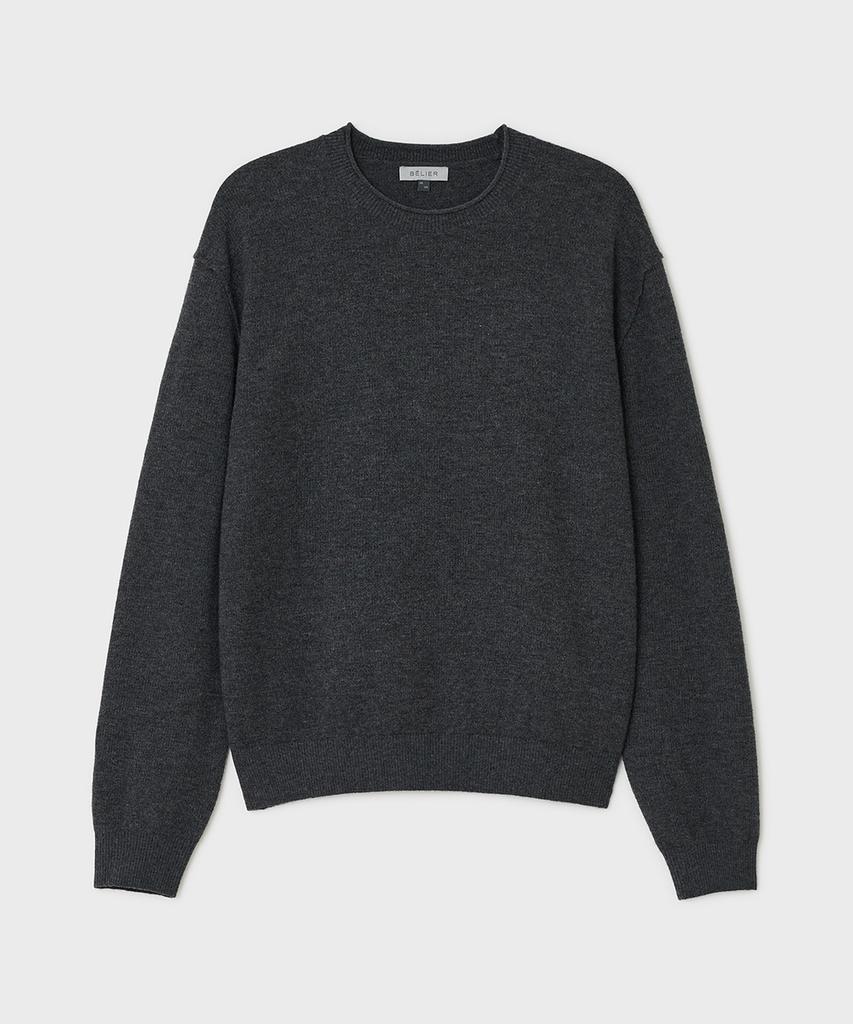 Bellie City Pullover Sweater - Charcoal Gray