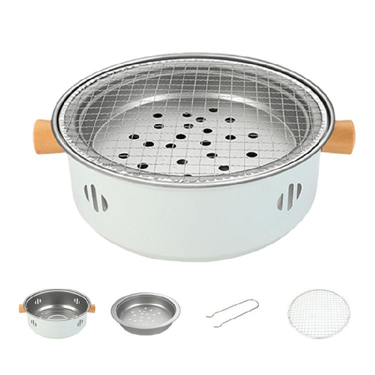 

Friendly Quick Assembly BBQ Grill Set Kitchen BBQ Accessories For Picnics Beach Camping And Backyard Gatherings белый