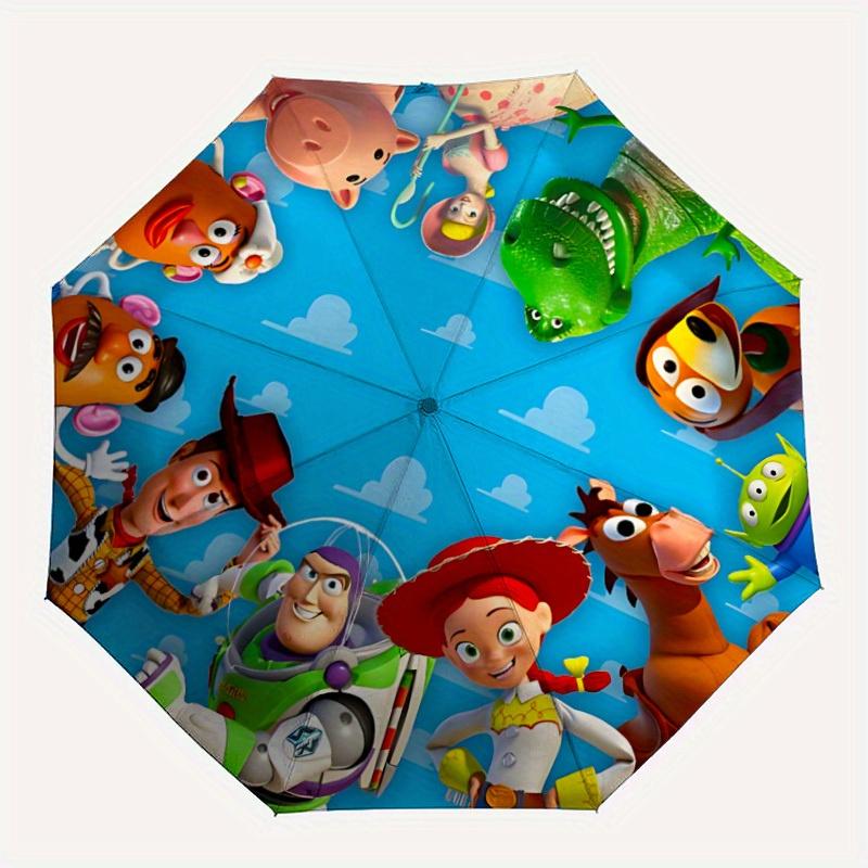 

1pc Toy Story Automatic Folding Umbrella, 8-Rib Portable & Foldable Design, Highqualityy0722095