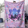K Pop Demon Hunters Blanket Soft Warm Flannel Throw Hot Anime Fan Gift for Travel Camping Sofa Bed Cover Living Room Dorm Decor