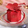 1 Set Candy Box Exquisite Pattern Vibrant Color Hexagonal 3D Visual Effect Reusable Wedding Favor Gift Packaging Candy Box Sweets Container