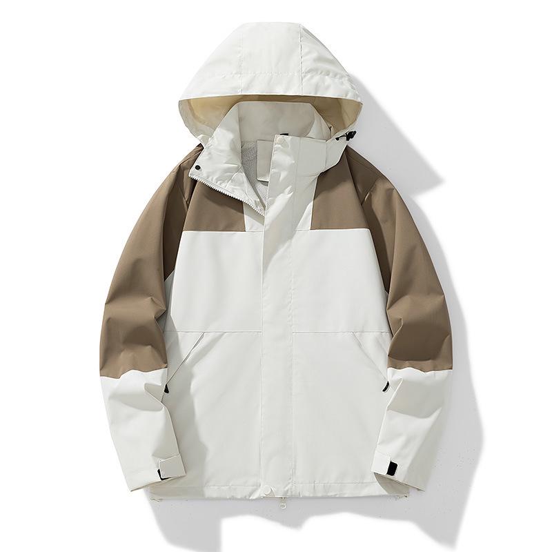 

Трендовое мужское ветрозащитное водонепроницаемое тренч-пальто с капюшоном 2024 года для занятий спортом на открытом воздухе и путешествий 4XL