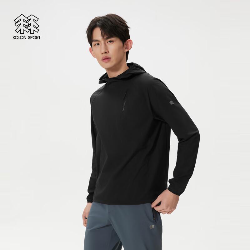 

KOLON SPORT Men s AIRDOT Moisture-Wicking Half-Zip Long Sleeve T-Shirt 2XL