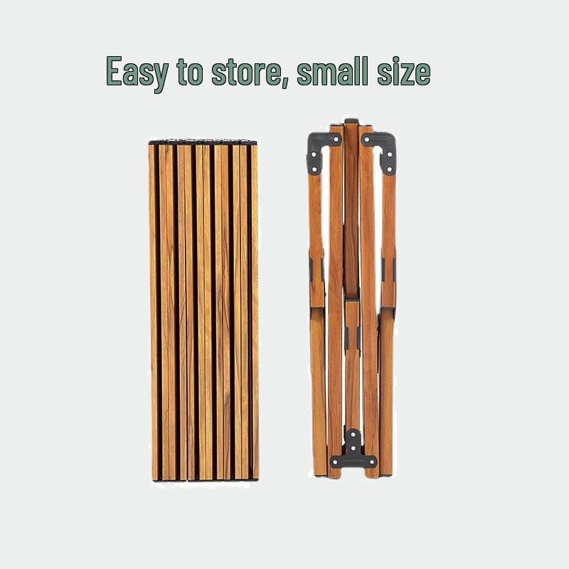 Aariddy Outdoor Roll-Up Iron Folding Table