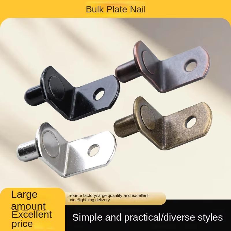 2025 Right Angle 90 Degree Corner Code L-Shaped Triangular Iron Bracket Laminated Plate Furniture Connectors Shelf Supports