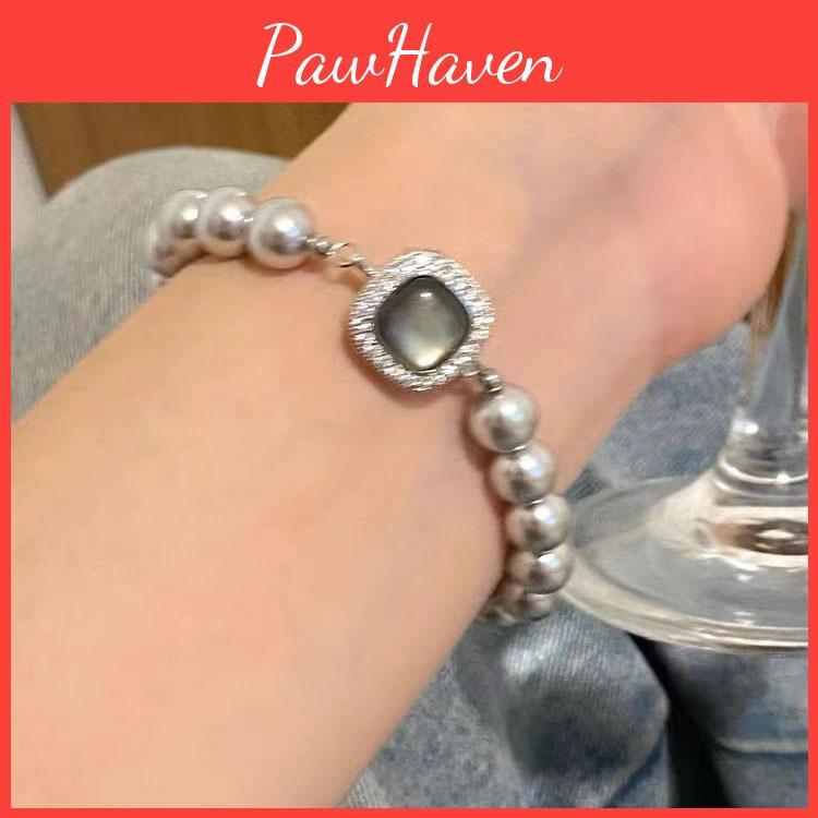 Highend Style French Geometric Pearl Bracelet For Women Chic And Sophisticated