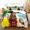 Rebekah Wing Beki & Fluffy Comfortable Duvet Quilt Cover Pillowcase Bedding Set Children Bedroom Decoration Home Textile