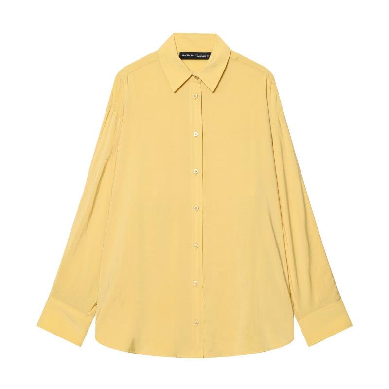 2026 Spring European & American Style Fashionable Versatile Loose Drape Shirt Small