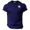 Blood Spartan T Shirt Pocket Gym Clothing Bodybuilding Training Workout Mma Top