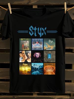 S Styx Logo Album Titles Tshirt