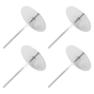 4 Pcs Cake Flower Tool Baking Heating Core Cupcake Decor Decorating Nails Stainless Steel