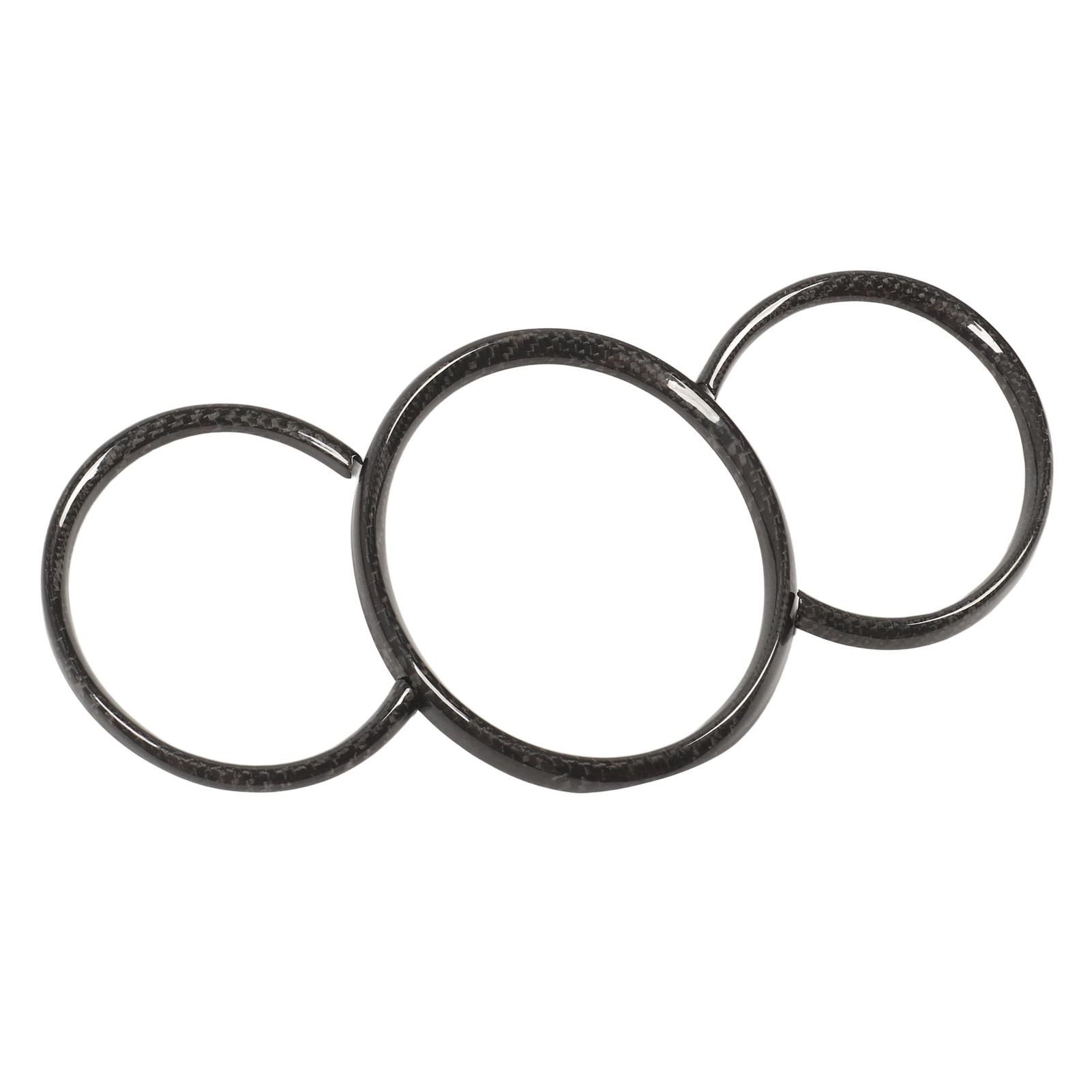 

Отделка приборной панели приборной панели из углеродного волокна, кольца для датчиков для Cayman 2016–2022 годов, глянцево-черные