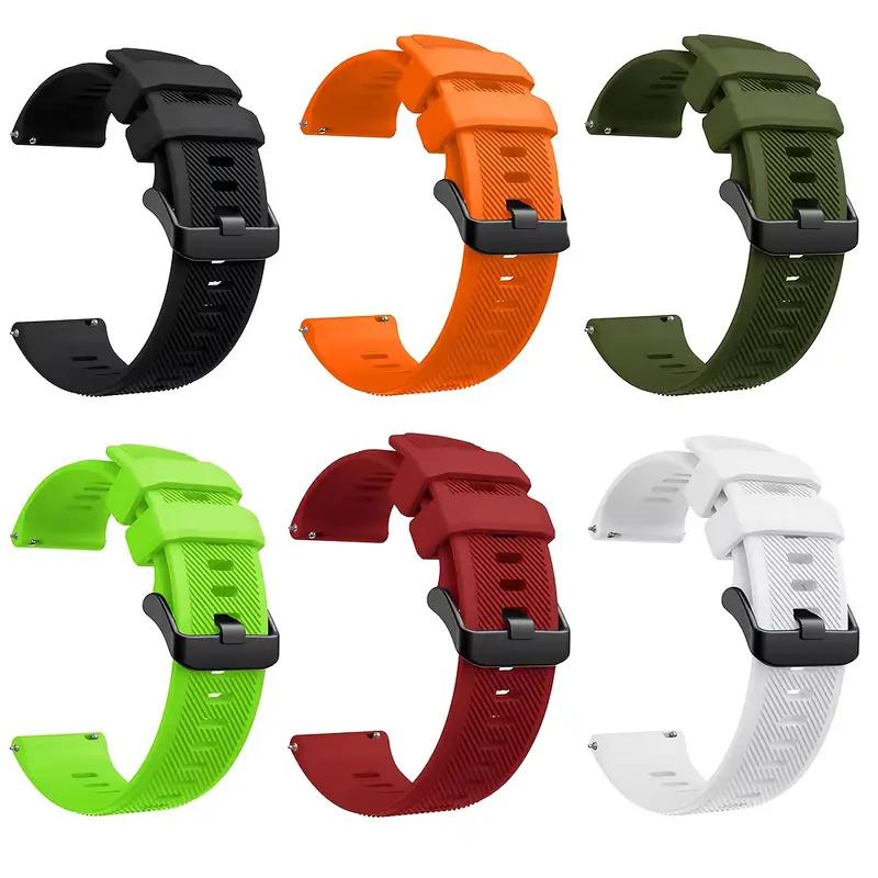 22mm For Samsung Galaxy Watch 46mm Silicone Strap Galaxy Watch 3 45mm Soft Breathable Strap Gear S3 Classic Men's Holiday Gift