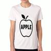 Appelschijf uniseks Katoenen T-shirt, Premium Katoen Grafische Print, Ik Houd Gewoon Echt Van Appels, OKDesign, Duurzaam, Casual En Modieus, Stijlvol, Perfect