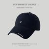 Simple small label embroidered baseball cap men's and women's soft top breathable casual sunshade cap new versatile