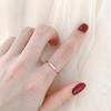 Korean Style Rose Gold Titanium Steel Ring for Women: Trendy Student Fashion Accessory