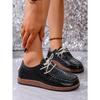 Autumn New Lace-up Casual Shoes 2025 Autumn New Plus-size Low-top Shoe Women