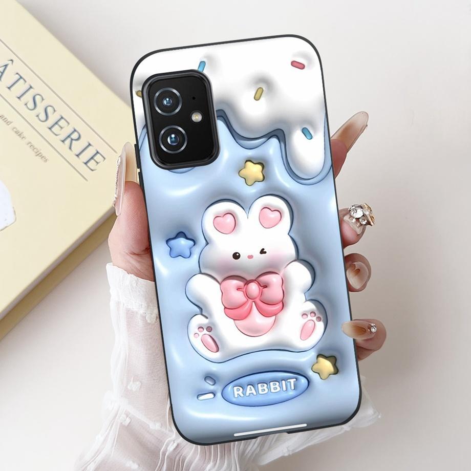 Per Custodia ASUS ZENFONE 8 ZS590KS Astronauta Drago Animali Cartoni Animati Stile Cool Silicone Morbido Copertura Nera per Telefono Per ASUS ZS590KS Borsa