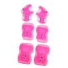 7pcs set Sports Protective Safeguard Pads Set Equipment For Skateboard (pink)