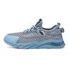 Summer Hollow Pure Color Lace-up Mesh Surface Breathable Sports Men's Running Trend Casual Plus Size Men's Shoes