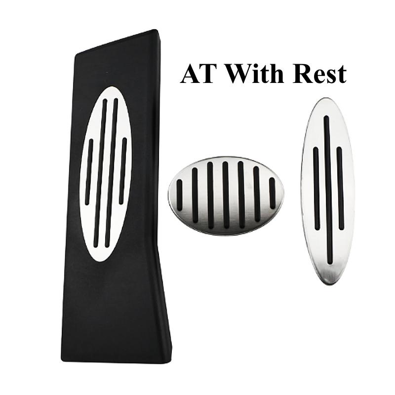 

Автомобильные педали газового тормоза, педаль сцепления для MINI Cooper One Hatch Hardtop Countryman JCW R56 R60 R61 F54 F55 F56, аксессуары AT With Rest