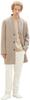 Winter Jacket Tom Tailor Denim Coat with Stand-up Collar (1037399) Sand with White Twill Structure