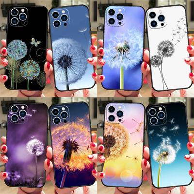 Paardebloem Bloemen Telefoonhoesje Voor iPhone Samsung Galaxy Redmi Xiaomi Oppo OnePlus Note SA 7 8 9 10 11 12 13 14 20 21 22 23 53 54 Pro Max Plus Ultra