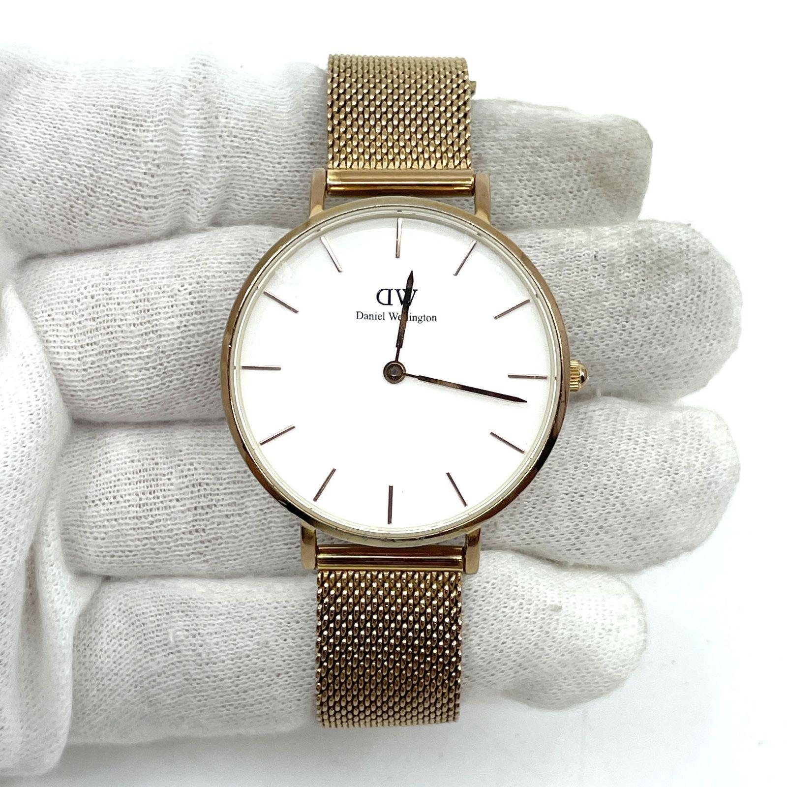 Used Operation not confirmed Daniel Wellington Watch Quartz White Dial Gold