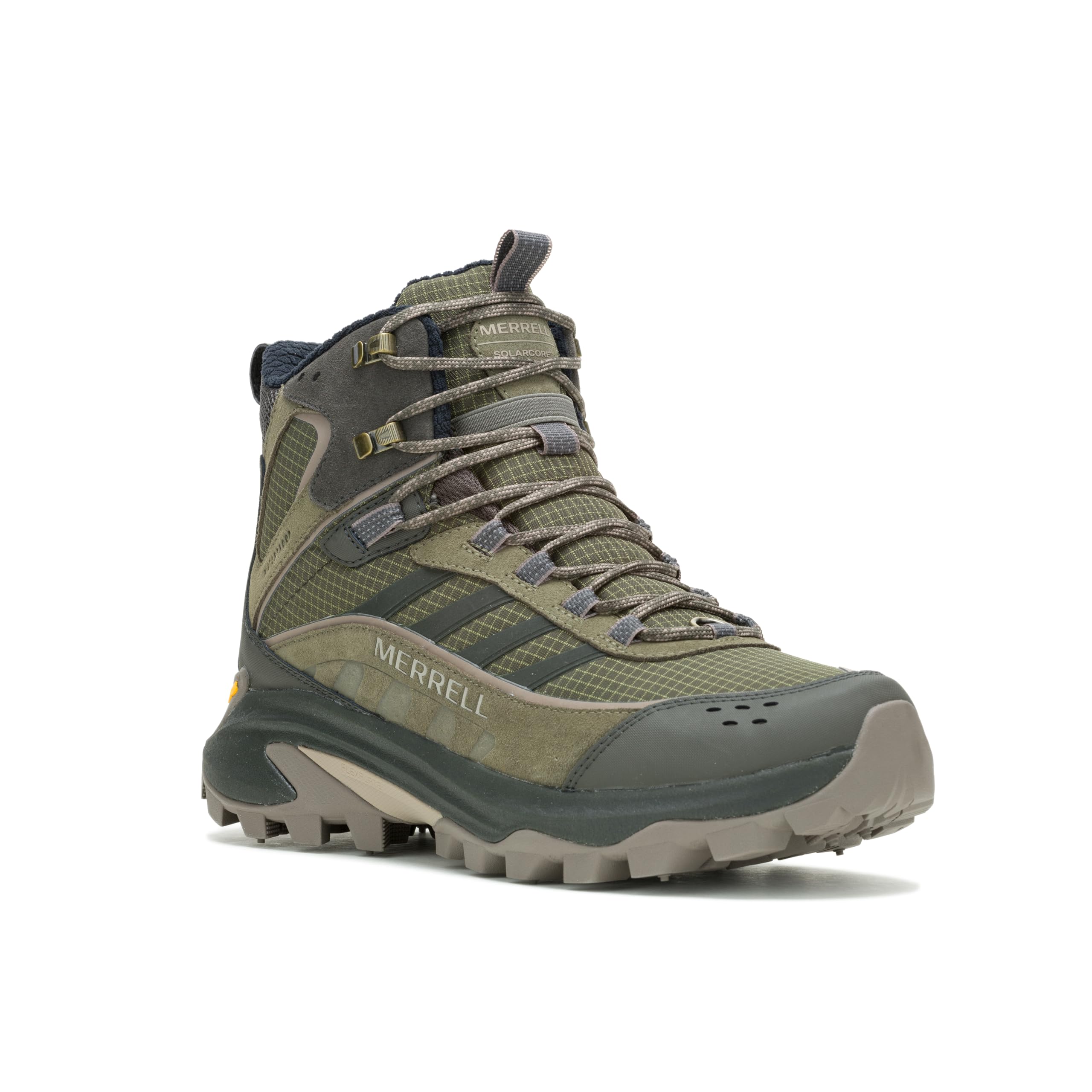 

Merrell Moab Speed 2 Thermo Mid Waterproof Hiking Shoes for 2E Men, Olive, 28.0 cm, оливковий