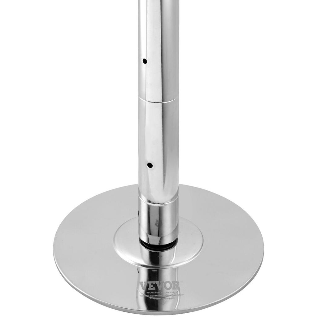 Professional Dancing Pole, Spinning Static Dancing Pole Kit, Portable Removable Pole, 45mm Heavy-Duty Stainless Steel Pole, Height Adjustable Fitness