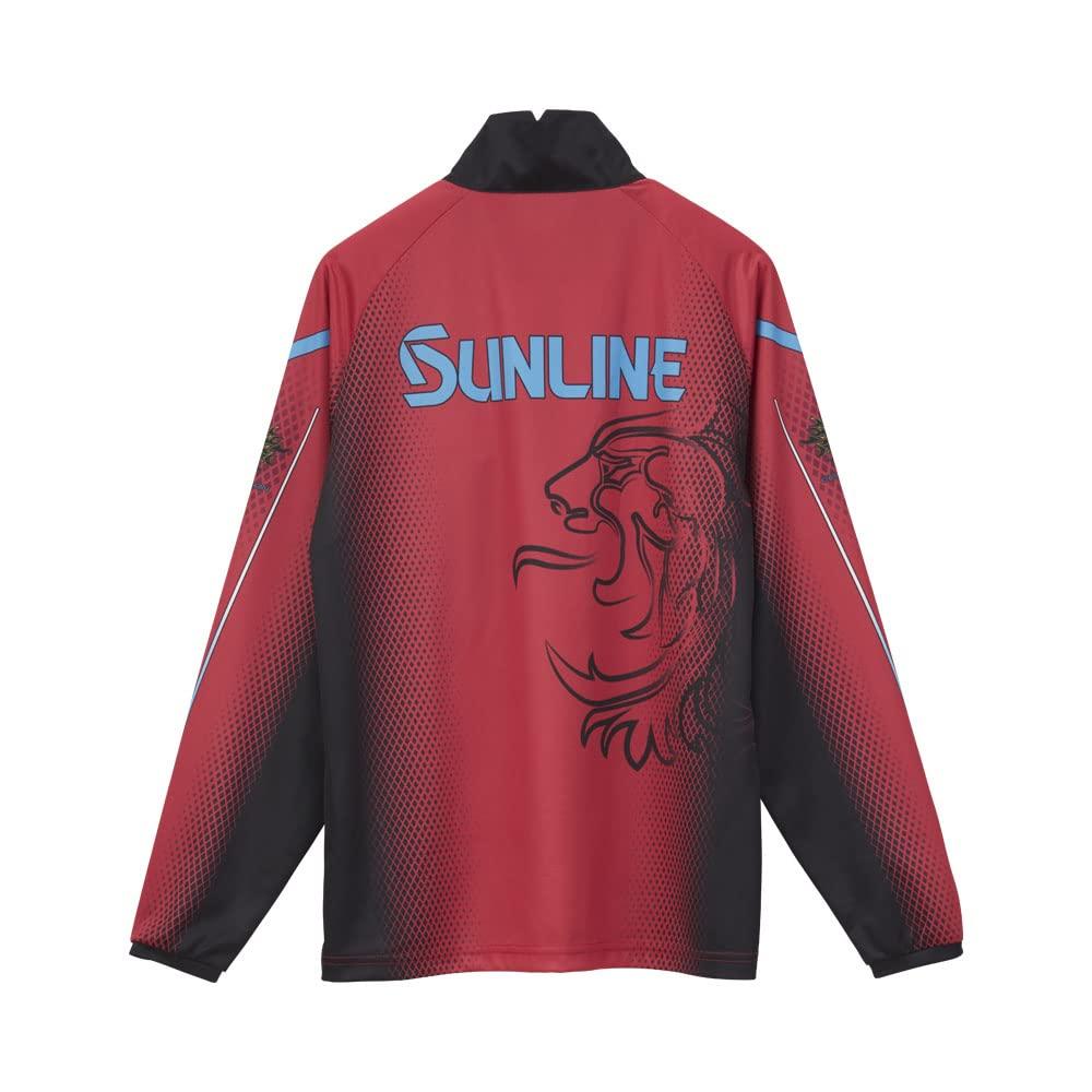 Sunline PRODRY Fishing Shirt (Long Sleeve), Men's, Red