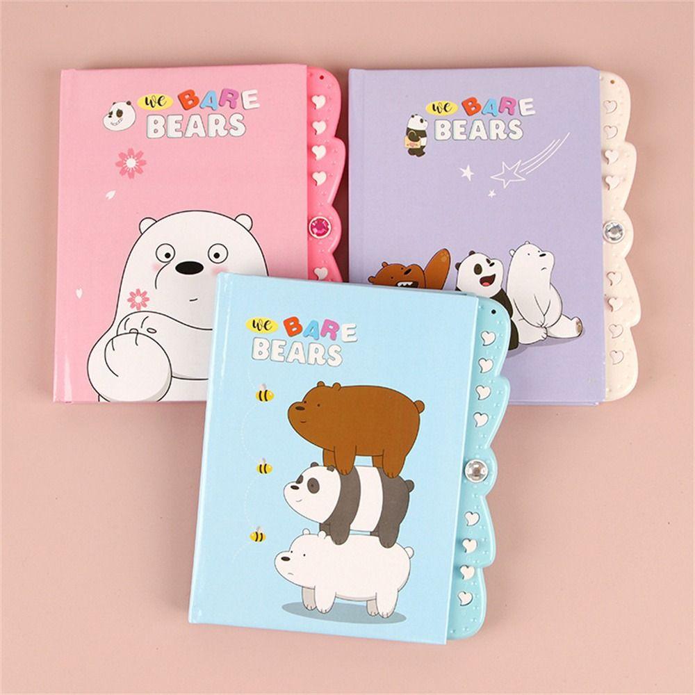 Gifts Cartoon with Lock Kawaii Small Password Notebook Notepad Small Notebook Password Diary