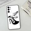 Abstract Wavy Line Art Design   Phone Case Black Silicone Soft For Samsung S25,S24,S21,S22,S23,S30,Ultra,S20,Plus,Fe,Lite