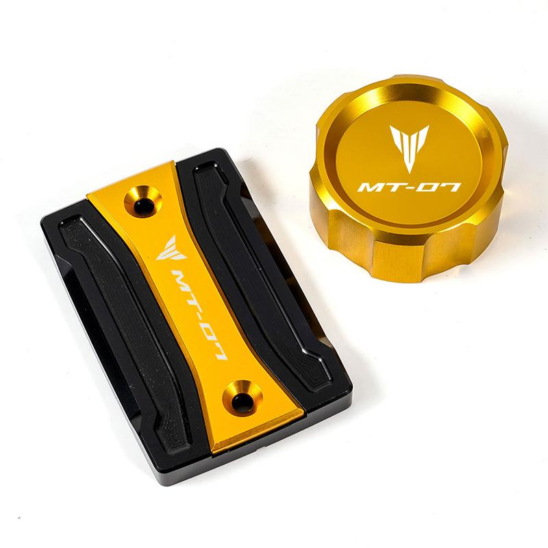 For Yamaha MT07 MT-07 MT 07 2014-2025 Motorcycle accessories brake Fluid Cylinder Master Reservoir oil filler Cap guard Cover