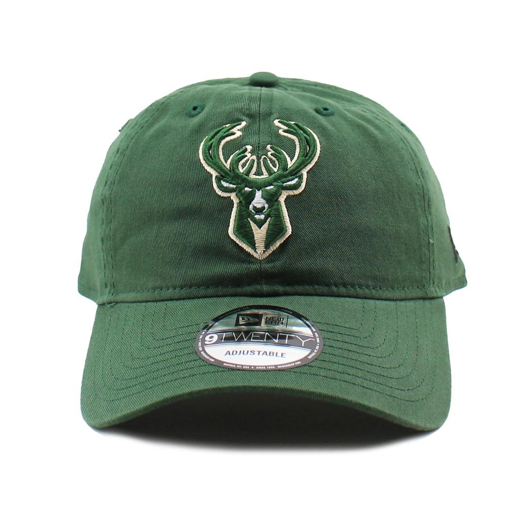 9TWENTY Strapback Cap Milwaukee Bucks NBA CORE CLASSIC CAP GREEN MILWAUKEE BUCKSS 920 Hat [New Era] [Used]