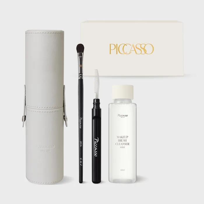Eye Makeup Gift Set (207A + Eyelash Comb + Cleanser Mini + Slim Cylinder Case)
