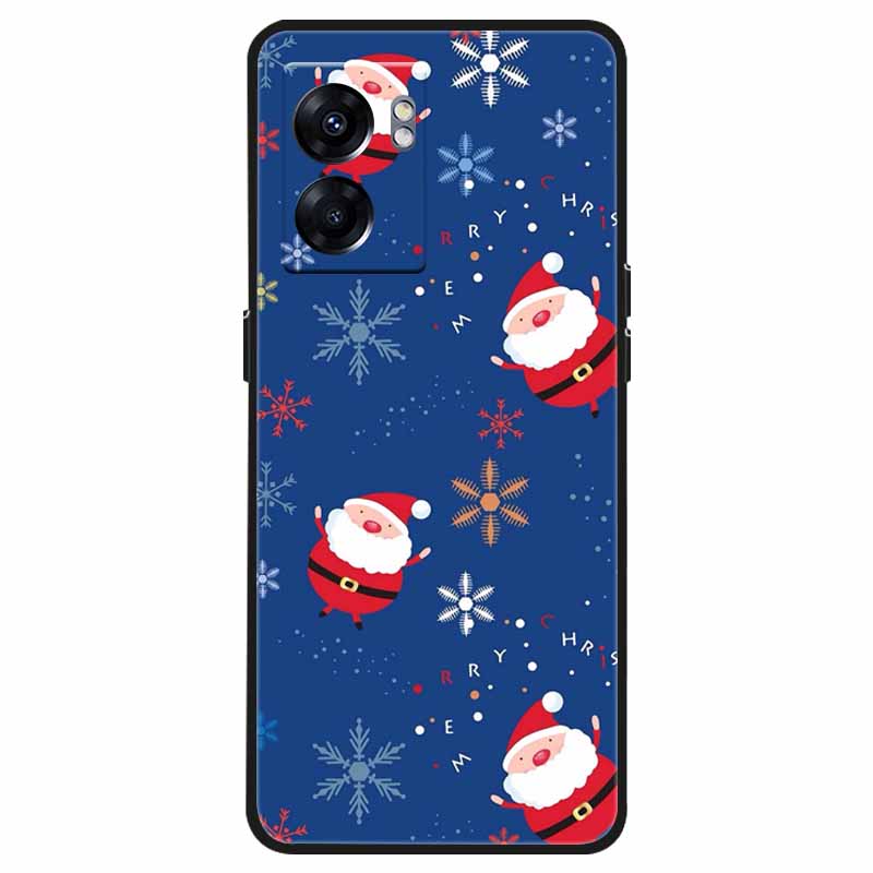 For OPPO Realme C33 Case C30s Christmas Silicone Soft TPU Cover Cases for Realme 9 Pro Plus Coque Realme8 5G New Year Gift Funda
