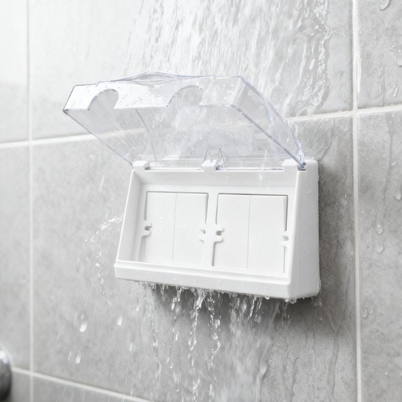 86 Type 2 Gang Outdoor Socket Waterproof Box Plastic Electrical Outlet Cover Receptacle Protectors Socket Case Box