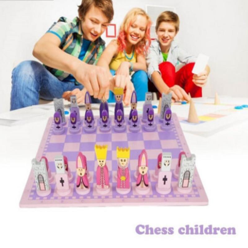 Premium Wooden Chess Set For Kids Educational Toy And Strategy Game Gift